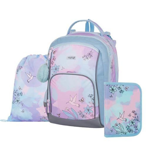 Iskolatáska szett OXY Go 3 részes Colibri tolltartóval és tornazsákkal