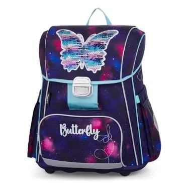   Iskolatáska szett OXY Premium 3 részes Butterfly tolltartóval és tornazsákkal