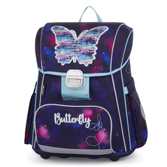 Iskolatáska szett OXY Premium 3 részes Butterfly tolltartóval és tornazsákkal