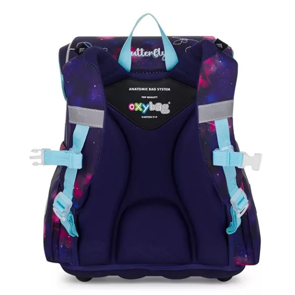 Iskolatáska szett OXY Premium 3 részes Butterfly tolltartóval és tornazsákkal