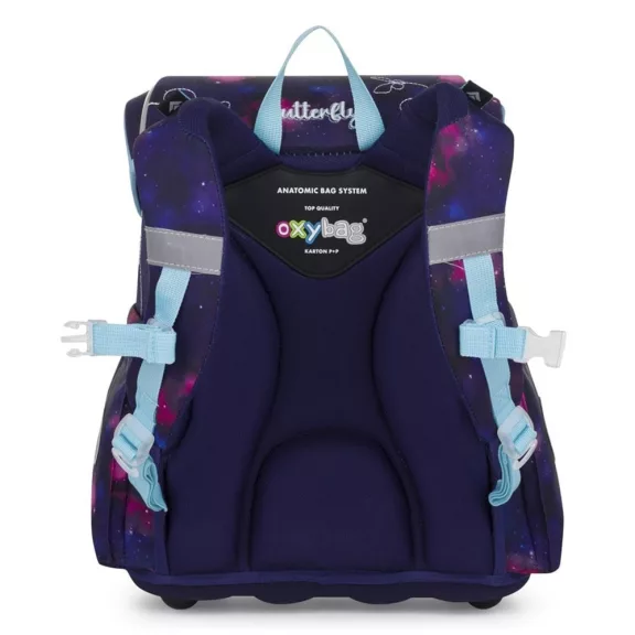 Iskolatáska szett OXY Premium 3 részes Butterfly tolltartóval és tornazsákkal