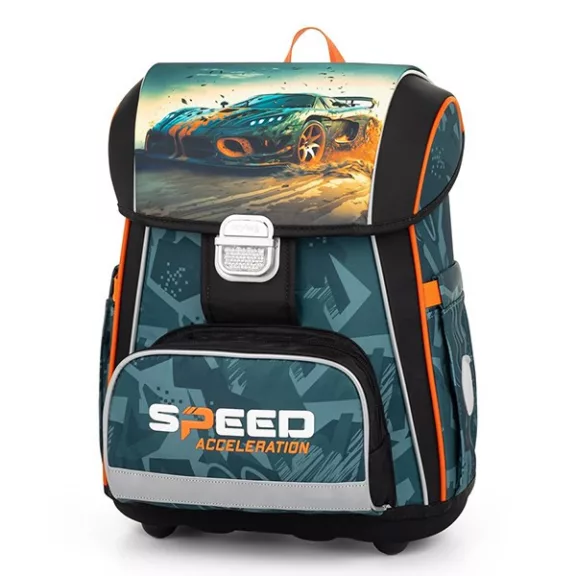 Iskolatáska szett OXY Premium 3 részes Car tolltartóval és tornazsákkal