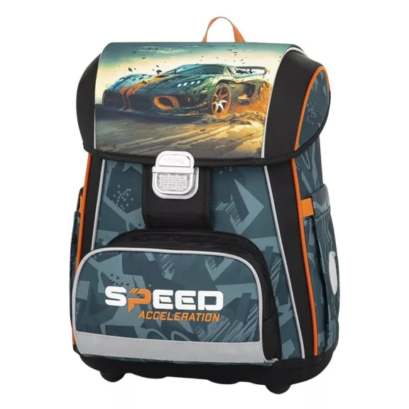 Iskolatáska szett OXY Premium 3 részes Car tolltartóval és tornazsákkal