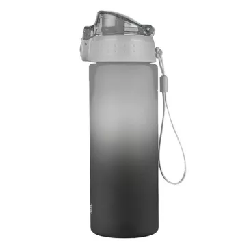   Kulacs OXY CLICK műanyag BPA-mentes 600 ml Ombre fekete-szürke