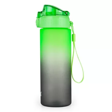   Kulacs OXY CLICK műanyag BPA-mentes 600 ml Ombre fekete-zöld