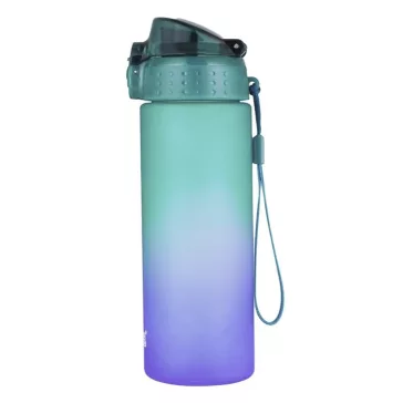 Kulacs OXY CLICK műanyag BPA-mentes 600 ml Ombre lila-zöld