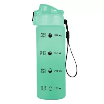 Kulacs OXY CLICK műanyag BPA-mentes 600 ml Pasztell zöld
