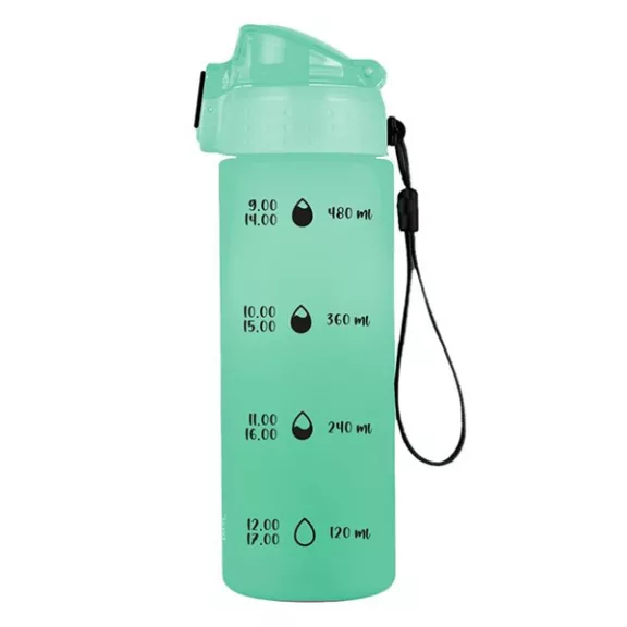 Kulacs OXY CLICK műanyag BPA-mentes 600 ml Pasztell zöld
