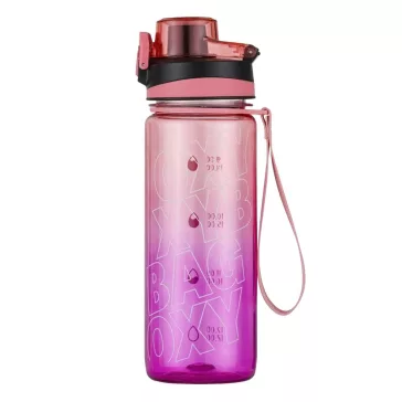 Kulacs OXY LIFE műanyag BPA-mentes 800 ml Ombre rózsaszín