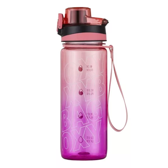Kulacs OXY LIFE műanyag BPA-mentes 800 ml Ombre rózsaszín