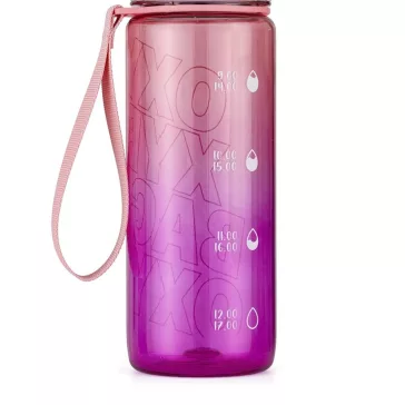 Kulacs OXY LIFE műanyag BPA-mentes 800 ml Ombre rózsaszín