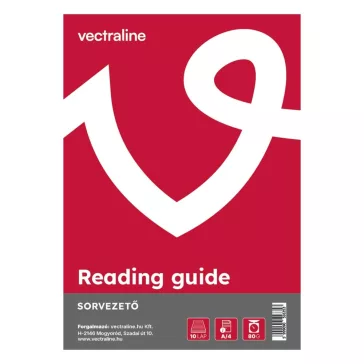 Sorvezető A/4 VECTRALINE 10 lapos