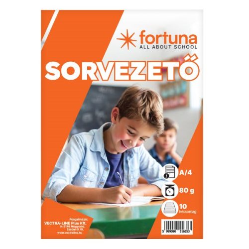 Sorvezető A/4 FORTUNA 10 íves
