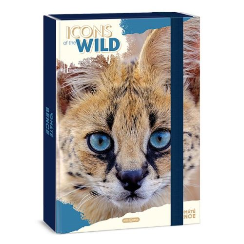 Füzetbox ARS UNA A/4 Icons of the Wild-Serval
