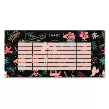 Órarend ARS UNA egylapos kétoldalas Tahiti