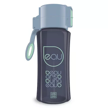   Kulacs ARS UNA műanyag BPA-mentes 450 ml sötétszürke-szürke