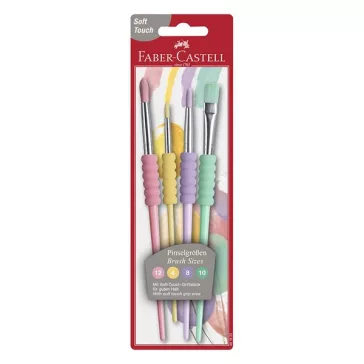 Ecset készlet FABER-CASTELL pasztell ( 4,8,10,12)
