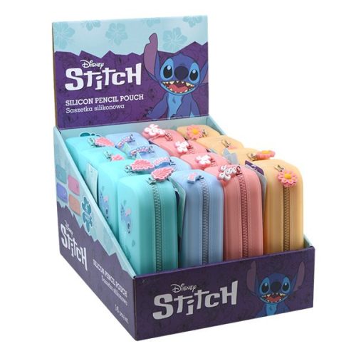 Tolltartó COOLPACK Lilo és Stitch szilikonos 18x6,5x5 cm pasztell mintás