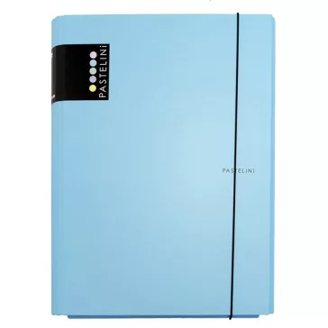Füzetbox PASTELINI A/4 műanyag kék