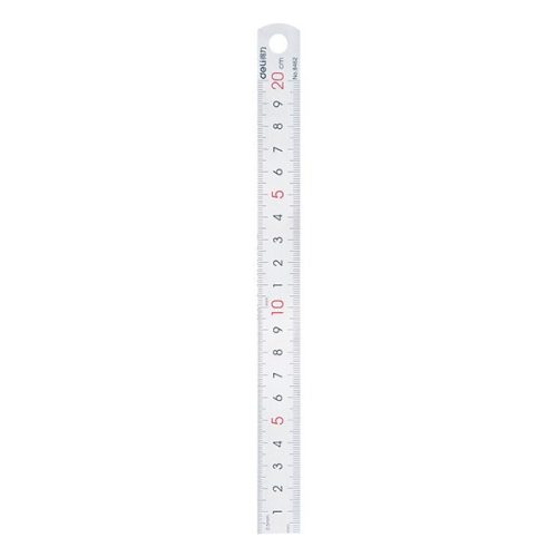 Vonalzó DELI fém 20 cm
