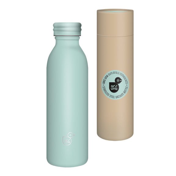 Kulacs duplafalú ARS UNA fém 600 ml Aqua 5393