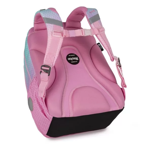Iskolatáska szett OXY Next 3 részes Ombre pink tolltartóval és tornazsákkal