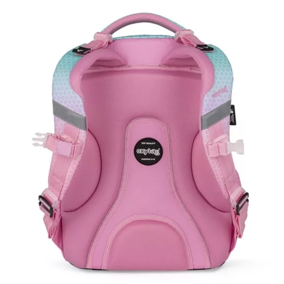 Iskolatáska szett OXY Next 3 részes Ombre pink tolltartóval és tornazsákkal
