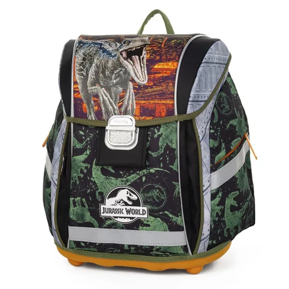 Iskolatáska szett OXY Premium Light 3 részes Jurassic World tolltartóval és tornazsákkal