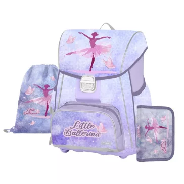   Iskolatáska szett OXY Premium One 3 részes Balerina tolltartóval és tornazsákkal