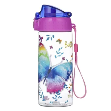 Kulacs OXY CLICK műanyag BPA-mentes 500 ml butterfly 2