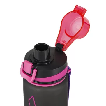 Kulacs OXY LIFE műanyag BPA-mentes 1 liter fekete-pink