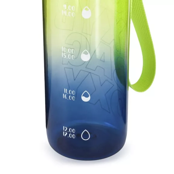 Kulacs OXY LIFE műanyag BPA-mentes 800 ml Ombre sárga
