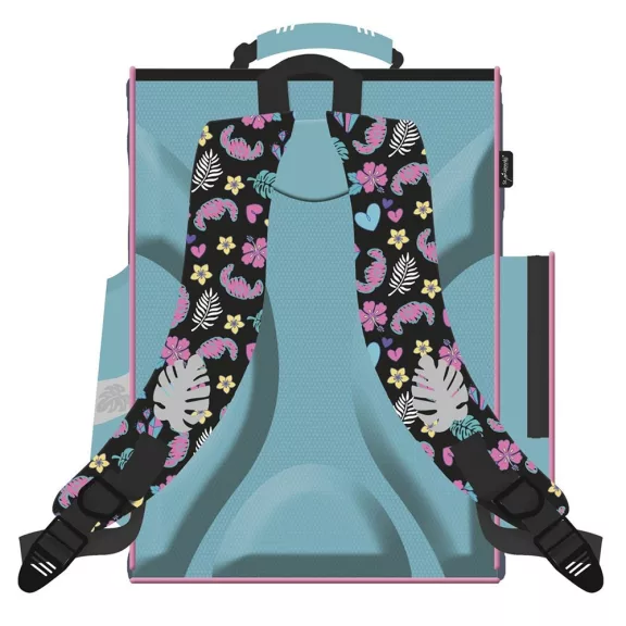 Iskolatáska Lilo és Stitch kompakt fekete