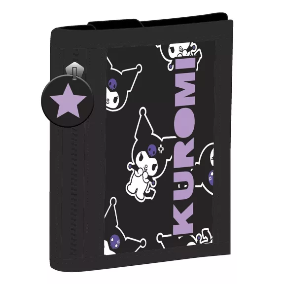Pénztárca Kuromi fekete Pénztárca Kuromi fekete