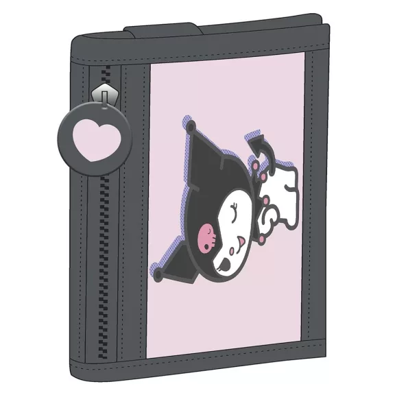 Pénztárca Kuromi rózsaszín Pénztárca Kuromi rózsaszín