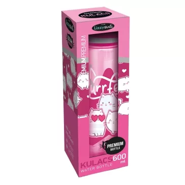 Kulacs LIZZYSULI műanyag 600 ml Kittok Stars Purrfect