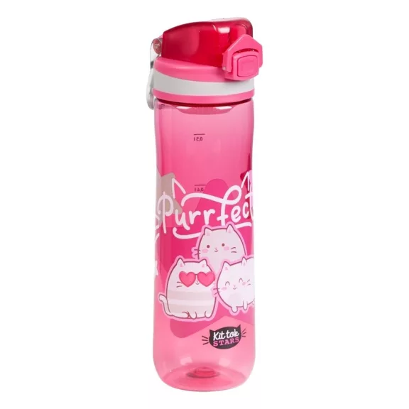 Kulacs LIZZYSULI műanyag 600 ml Kittok Stars Purrfect