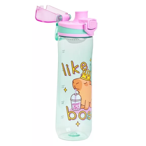 Kulacs LIZZYSULI műanyag 600 ml Lollipop Capybara
