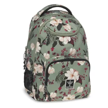 Hátizsák iskolai ARS UNA AU-6 Flowery Green 5535