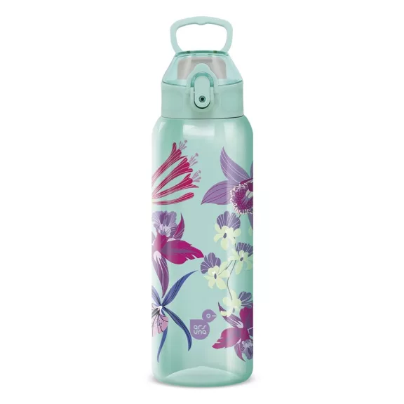 Kulacs duplafalú ARS UNA 3D műanyag BPA-mentes 700 ml Beach Flower-Green Kulacs duplafalú ARS UNA 3D műanyag BPA-mentes 700 ml Beach Flower-Green