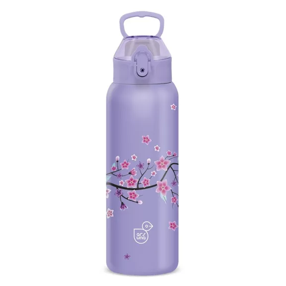 Kulacs duplafalú ARS UNA 3D fém BPA-mentes 700 ml Snow Flower-Purple Kulacs duplafalú ARS UNA 3D fém BPA-mentes 700 ml Snow Flower-Purple