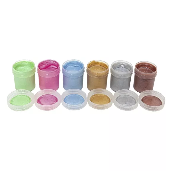 Dekorfesték ASTRA glitteres 20 ml 6 színű