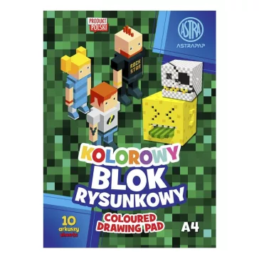   Másolópapír készlet ASTRA PAP 80 g A/4 10 íves színes szélű Pixel és Unicorn