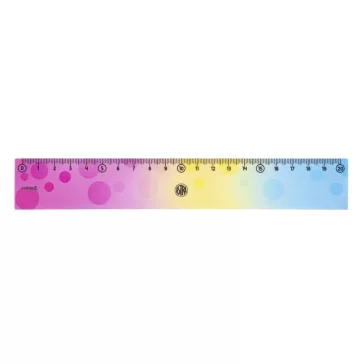 Vonalzókészlet ASTRA ombre szögmérővel 3 darabos