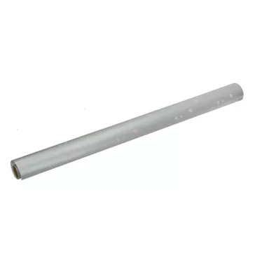   Díszcsomagoló CREATIVE tekercses 70x200 cm glitteres karácsonyi mintás ezüst matt