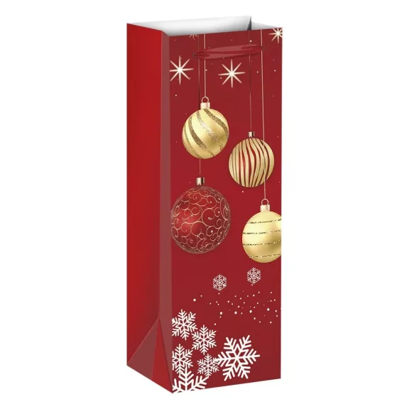 Karácsonyi italtasak CREATIVE Special 13x36x9 cm karácsonyfadísz fényes szalagfüles Karácsonyi italtasak CREATIVE Special 13x36x9 cm karácsonyfadísz fényes szalagfüles