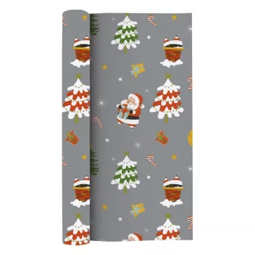   Karácsonyi díszcsomagoló CREATIVE Kids tekercses 70x200 cm 50 tekercs/doboz vegyes mintákkal