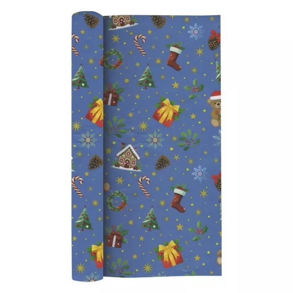 Karácsonyi díszcsomagoló CREATIVE Kids tekercses 70x200 cm 50 tekercs/doboz vegyes mintákkal Karácsonyi díszcsomagoló CREATIVE Kids tekercses 70x200 cm 50 tekercs/doboz vegyes mintákkal