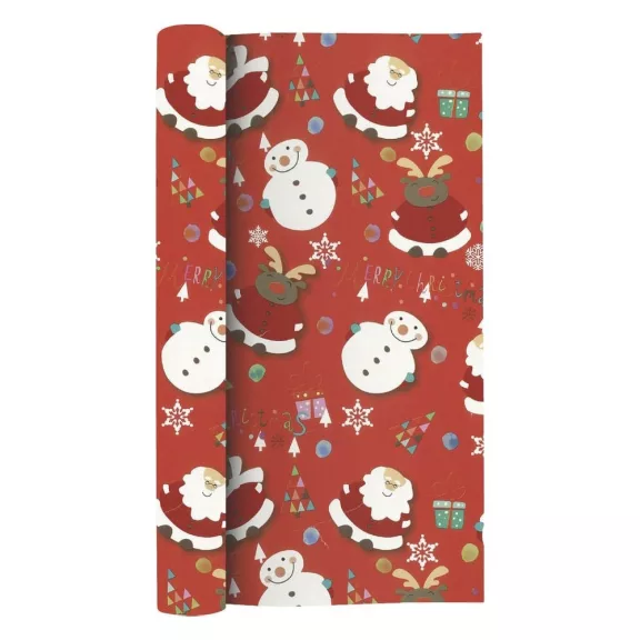 Karácsonyi díszcsomagoló CREATIVE Kids tekercses 70x200 cm 50 tekercs/doboz vegyes mintákkal Karácsonyi díszcsomagoló CREATIVE Kids tekercses 70x200 cm 50 tekercs/doboz vegyes mintákkal