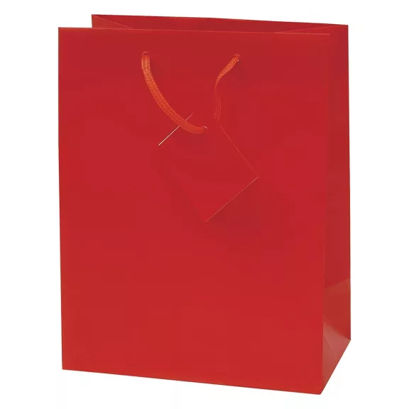 Dísztasak CREATIVE Special Simple M 18x23x10 cm egyszínű piros zsinórfüles Dísztasak CREATIVE Special Simple M 18x23x10 cm egyszínű piros zsinórfüles